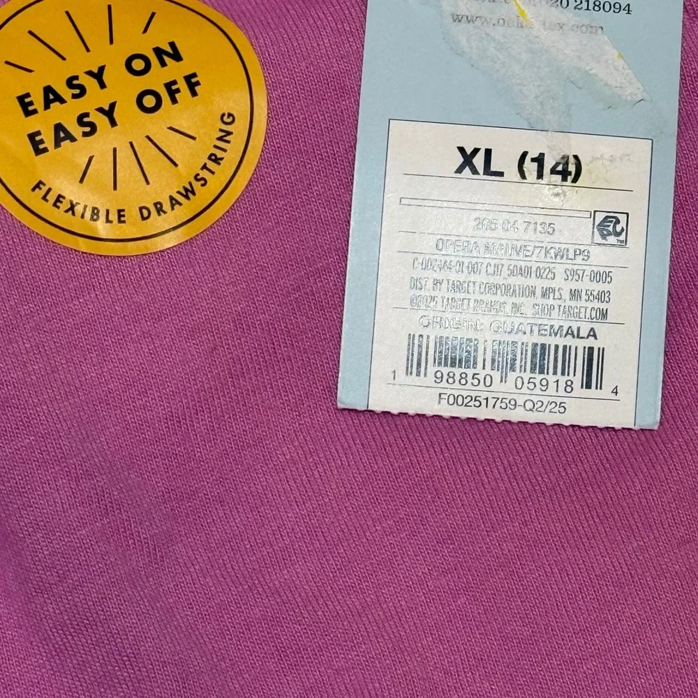 Cat & Jack Girls‎ XL 14 Knit Shorts Purple Cotton Blend New Casual Gym Cheer